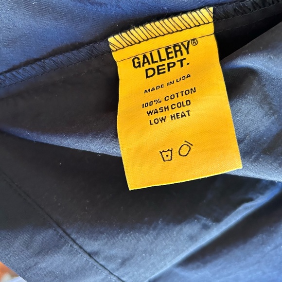 Gallery Dept zumma tracksuit shirt and shorts black nylon - Picture 4 of 7